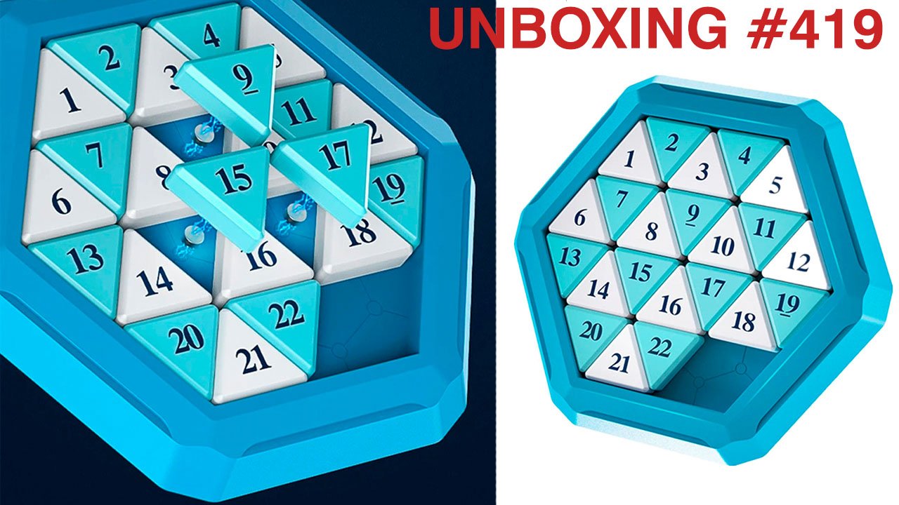 Unboxing №419 Шестиугольные Пятнашки | QiYi Hexagonal Klotski