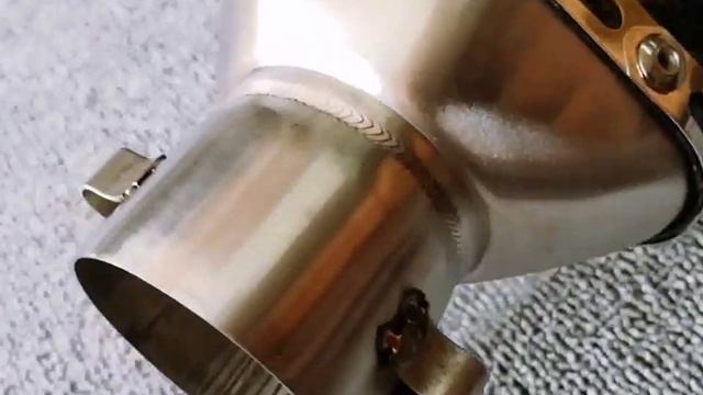 Глушитель прямоток на мотоцикл, питбайк Akrapovic смотреть онлайн