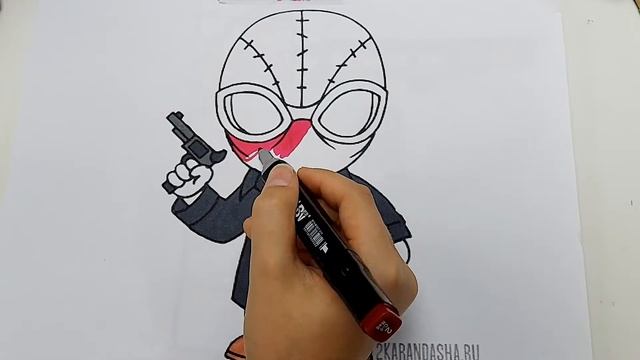 How to draw a spiderman with markers for kids\Как нарисовать человека паука смотреть онлайн