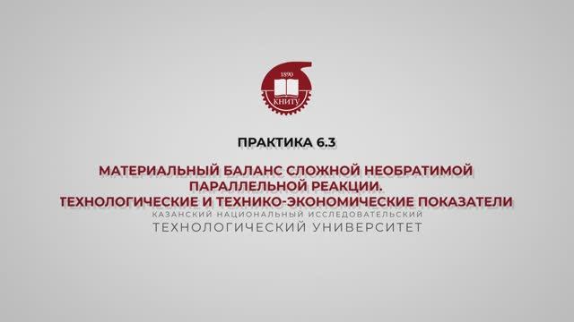 Анисимова В.И. Практика 6.3. МБ сложной необратимой параллельной реакции