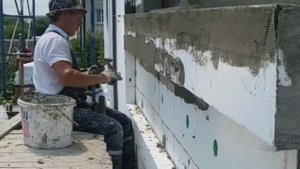 Утепление и отделка фасада по системе "Мокрый фасад"