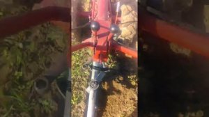 работа дискового плуга для мотоблока