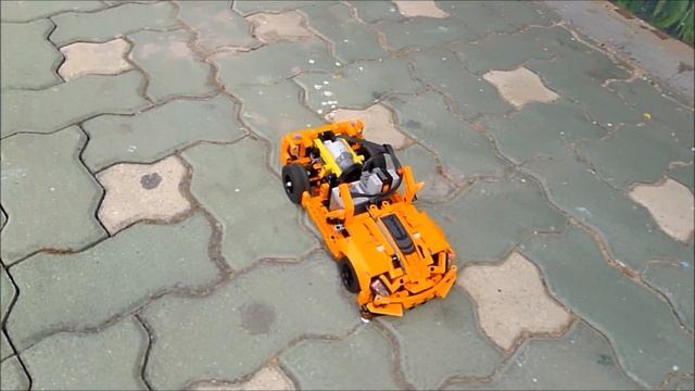 레고 테크닉 42093 corvette ZR1 2nd RC motorized смотреть онлайн