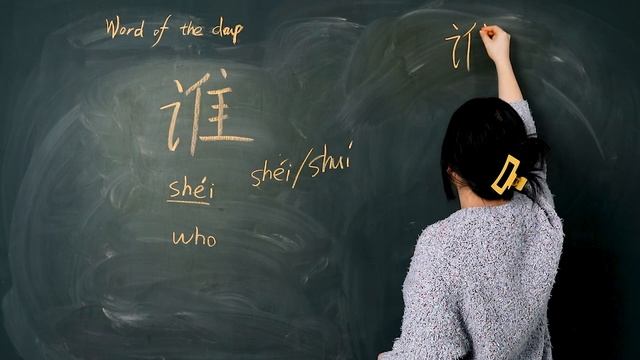 Shéi / Shuí 谁 Who - Chinese Word of the Day 每日一词