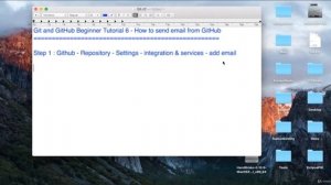 Git & GitHub Tutorial For Beginners - Git and GitHub Tutorial 2021 - How to send email from GitHub