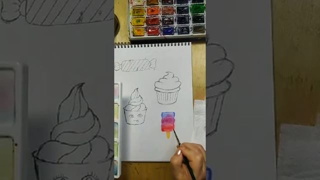 Рисуем вкусняшки
