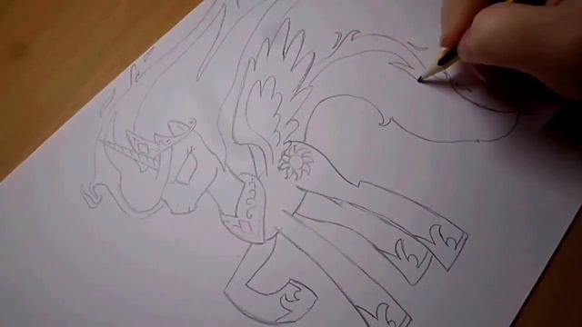 Злая принцесса Селестия как нарисовать пони дружба это чудо / speed drawing Princess Selestia mlp смотреть онлайн