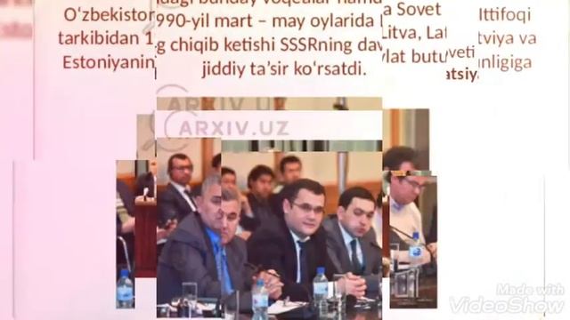 Õzbekiston mustaqillikka erishish ostonasida