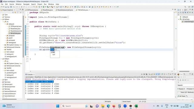 Writing Data Using Apache poi - Selenium Data Driven Testing -working with excel in selenium -Part смотреть онлайн