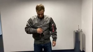 Куртка Бомбер Alpha Industries MA-1 BLOOD CHIT BATTLEWASH