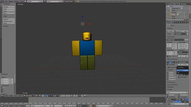 How to RENDER your ROBLOX AVATAR in BLENDER! смотреть онлайн