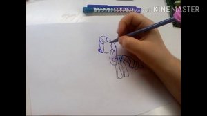 Как рисовать Пони Рарити! Рисую лошадку Рарити