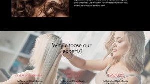 Hair Salon Website Wordpress - Premade Website