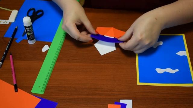 Мастер-класс по созданию открытки к празднику "День России" в технике аппликация смотреть онлайн