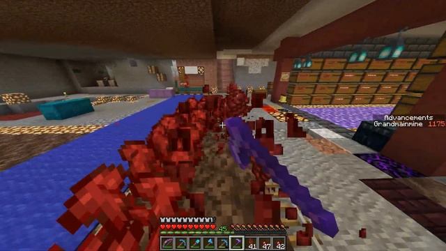 Майнкрафт 1000 достижений #59 каким способом лучше собирать адский нарост... смотреть онлайн