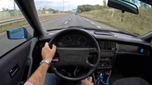 ТЕСТ ДРАЙВ 28 ЛЕТНЕГО АУДИ 80 Б4(1.9 ТДИ 90 Л.С.)ОБЗОР/ВОЖДЕНИЕ ОТ ПЕРВОГО ЛИЦА