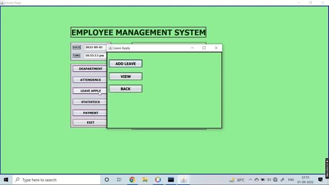 Employee Management System Using Java