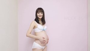 妊娠から出産までのタイムラプス【Pregnancy Transformation (Week by Week) 】