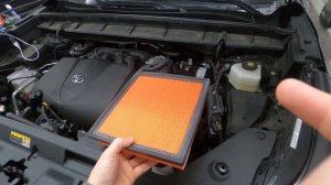 How to Replace the engine air filter Toyota Highlander 2020-2022