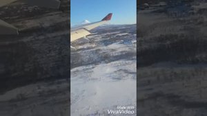 Посадка самолёта Airbus A330-300 в Петропавловске-Камчатском а/п "Елизово" 22.12.2016