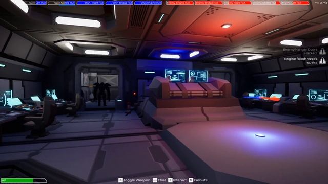 ALIENS INVADE OUR SHIP DURING A MASSIVE BATTLE! - Deep Space Battle Simulator Multiplayer смотреть онлайн