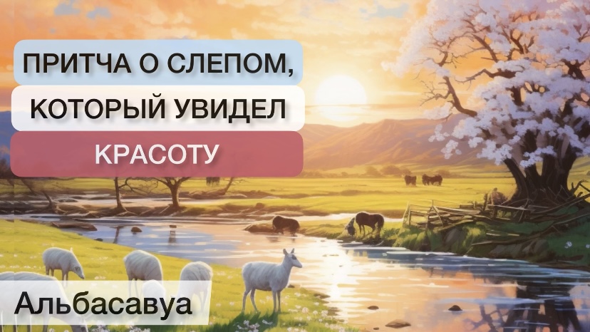 Если ты слеп, как увидеть красоту этого мира? Мудрая Притча: Слепой