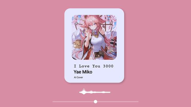 I love you 3000 - Yae Miko | AI Cover | what if смотреть онлайн