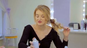 Небрежный пучок за 6 минут.