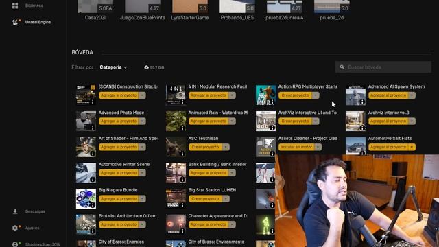 ?02-2 CURSO UNREAL ENGINE 5 | Epic Games Launcher parte 2 смотреть онлайн