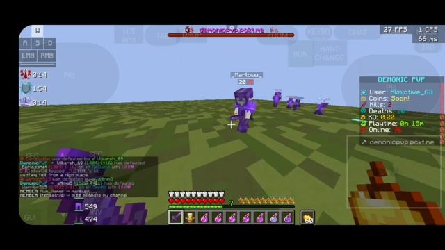 My best pvp montage || (minecraft java android) || Blue_top