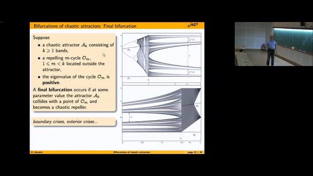 Bifurcations of chaotic attractors (Lecture – 02) by Viktor Avrutin смотреть онлайн