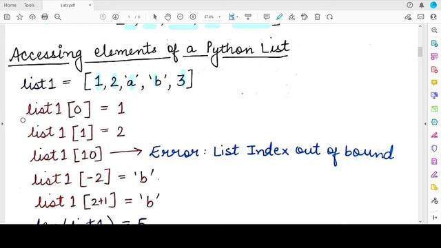 Lists in Python: NCERT Class 11 Computer Science with Python смотреть онлайн