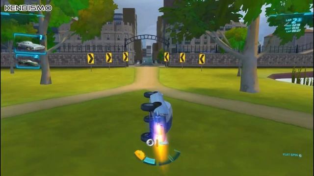 Finn McMissile race at Hyde Tour, Cars 2 The Video Game PC Gameplay 1080p HD смотреть онлайн