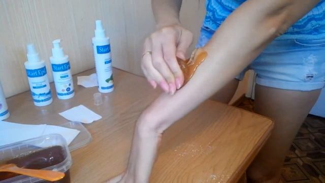 Шугаринг (эпиляция сахарной пастой), handmade