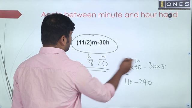 RRB JE | QUANTITATIVE APTITUDE |  ANGLE BETWEEN MINUTE & HOUR HAND | ONES