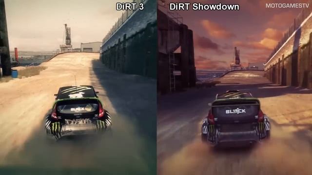 DiRT 3 vs DiRT Showdown - Battersea Comparison смотреть онлайн
