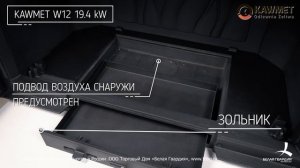 Обзор каминной топки Kaw-Met W12