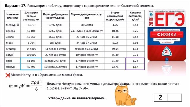 ЕГЭ 2018 по физике. Задание 24 (астрономия). Часть 2 смотреть онлайн