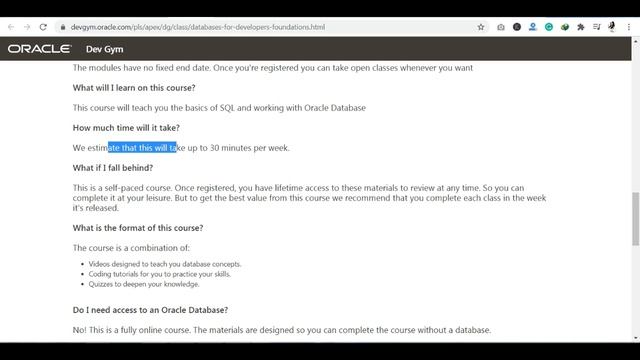 Oracle Databases and SQL Free Online Courses with Certificates | PL/SQL Developer Certification