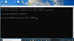 How To Copy Or Move Files Using Command Prompt | कैसे Files को Copy और Move करें Command Prompt से