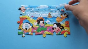 BABY MICKEY MOUSE Jigsaw Puzzle Disney Games Rompecabezas Puzzle For Kids Toys Donald Pluto Goofy