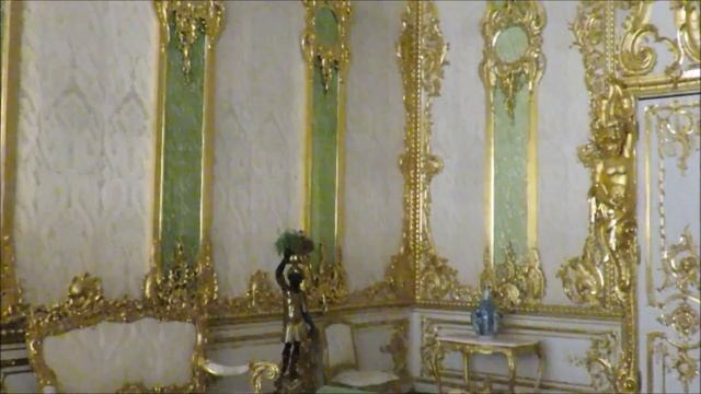 The Catherine Palace (Екатерининский дворец) at Tsarskoye Selo (Pushkin), Russia смотреть онлайн