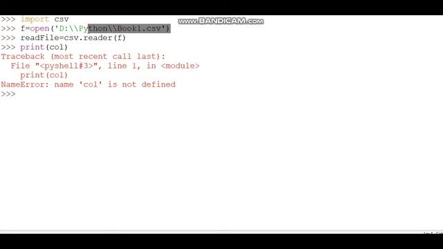 Importing CSV files in Python