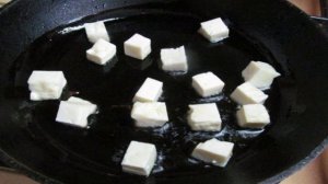 Теплый салат из брынзы с грибами