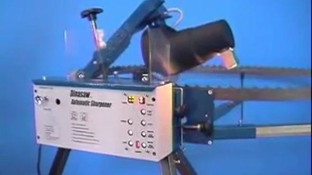 Заточка ленты автомат Dinasaw смотреть онлайн