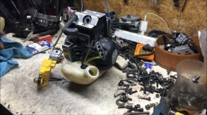 Триммер "Чемпион-Т283" Предпродажная подготовка завалявшегося (с 2008г.)двигателя!)