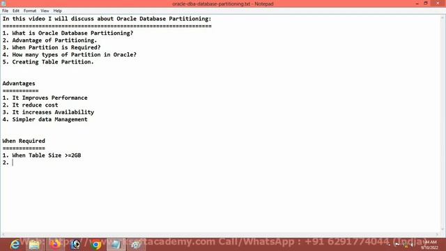 Oracle Database Partitioning | Oracle Table Partitioning | Oracle DBA Tutorial смотреть онлайн