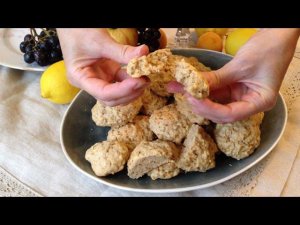 Яблочное печенье (с тертыми яблоками)