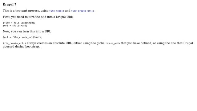 Drupal: How to get the absolute path for files based on fid? (4 Solutions!!) смотреть онлайн