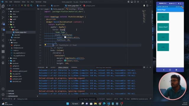 Flutter Widget tutorial Creating a Widget ||| শূন্য থেকে Flutter App Developer Bangla Tutorial 2023